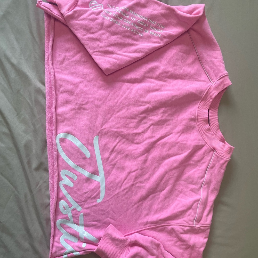 Justice Pink Sweatshirt